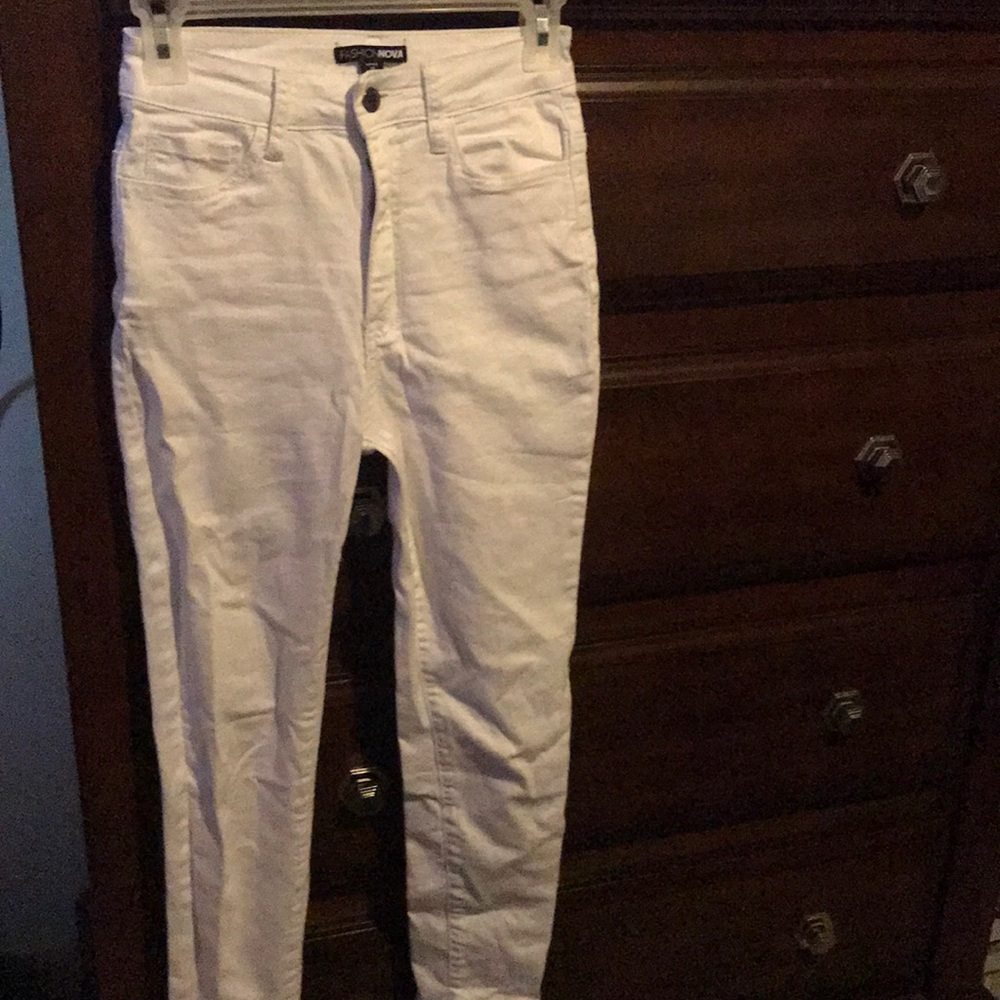 The pants were too small.